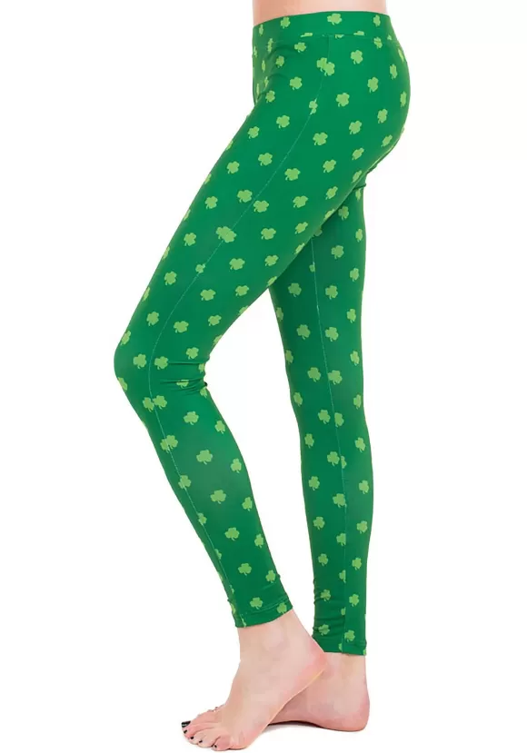 Cheap Tipsy Elves Womens Shamrock Leggings