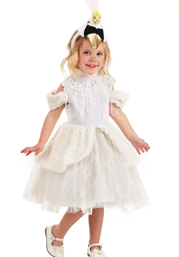 Hot FUN Costumes Toddler Deluxe Swan Costume Dress For Girls