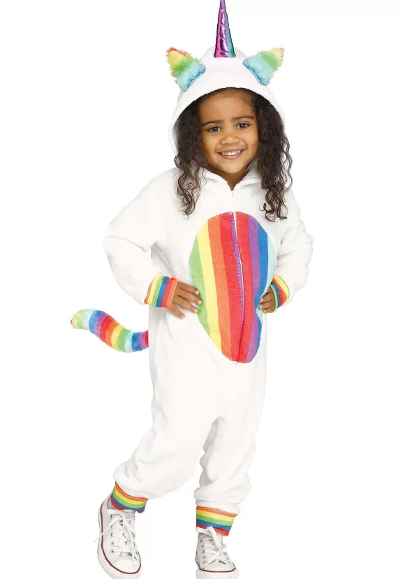 Shop Fun World Toddler Rainbow Unicorn Girl'S Costume