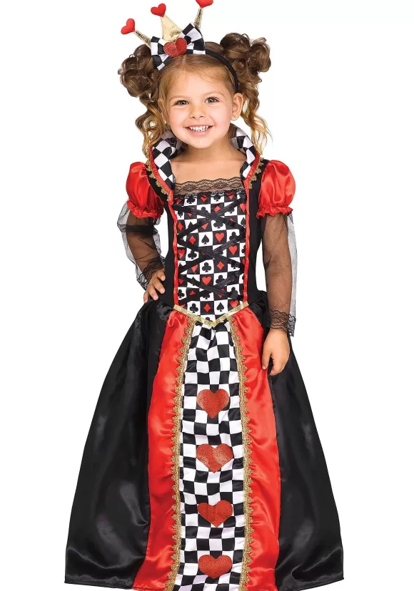 Discount Fun World Toddler'S Queen Of Hearts Costume