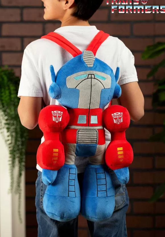 Outlet Hasbro Transformers Optimus Prime Plush Backpack