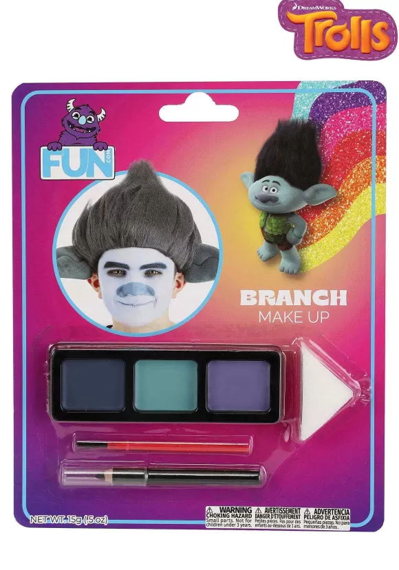 Hot FUN Costumes Trolls Branch Costume Makeup Kit