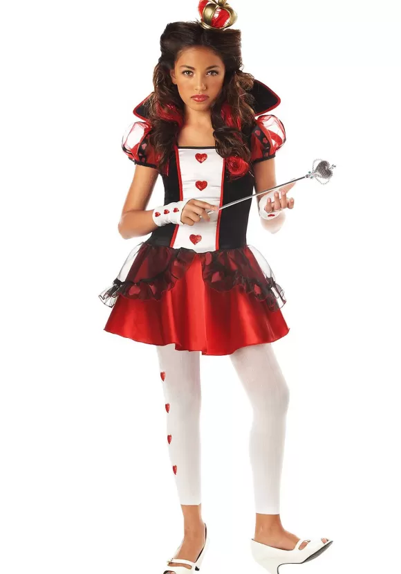 New California Costume Collection Tween Queen Of Hearts Costume