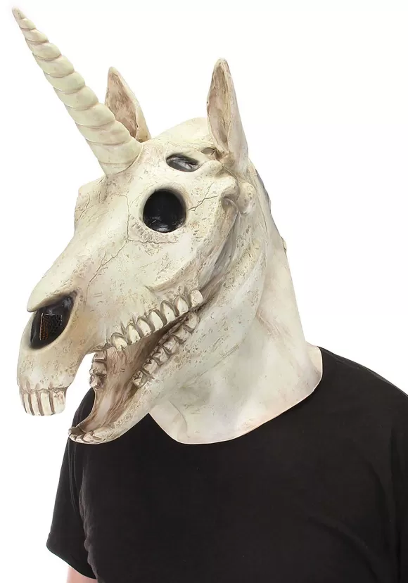 Hot FUN Costumes Unicorn Skull Mouth Mover Mask