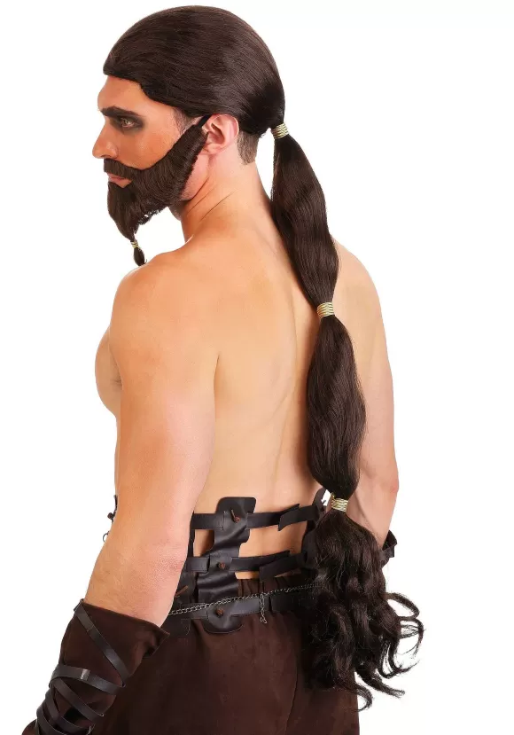 Outlet FUN Costumes Warrior King Wig And Beard For Adults