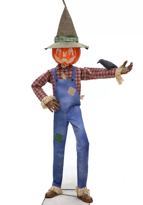 Sale Morris Costumes Whimsical Pumpkin Scarecrow Animatronic Decoration