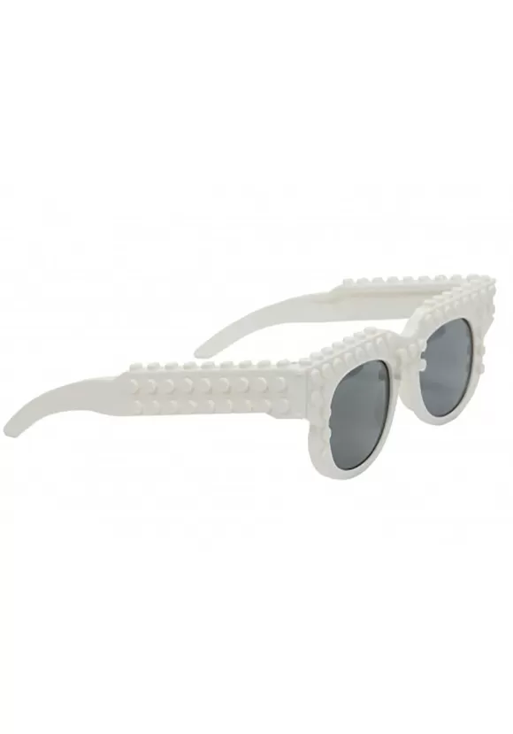 New FUN Costumes White Bricky Blocks Glasses