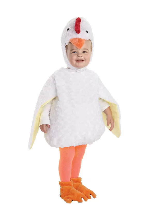 New Underwraps White Chicken Costume For Toddlers