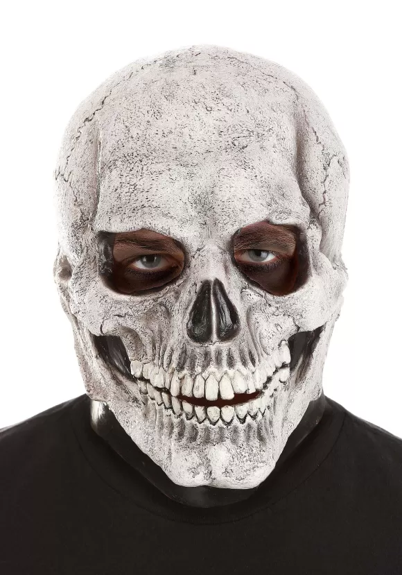 Sale FUN Costumes White Full Face Skeleton Mask For Adults