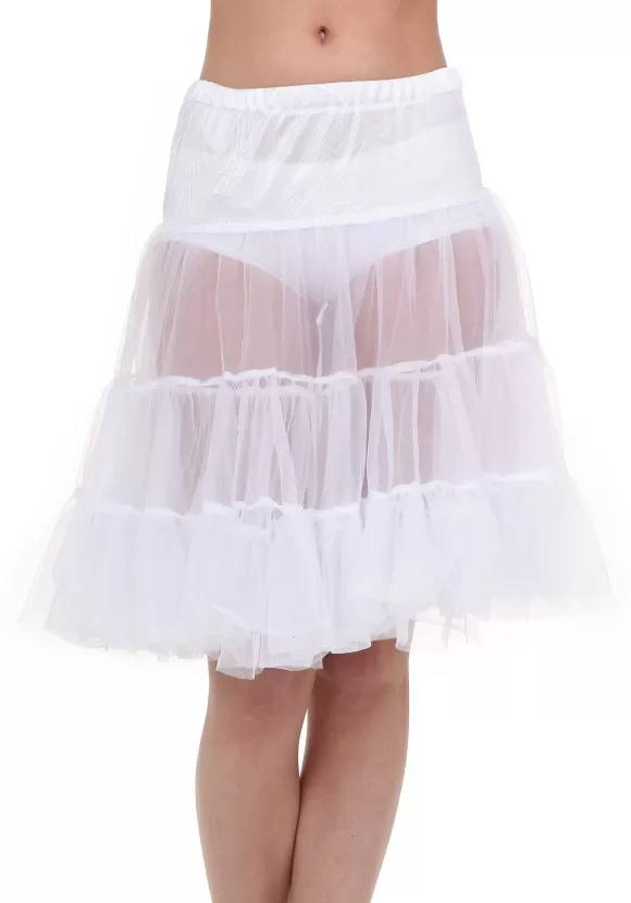 Sale FUN Costumes White Knee Length Crinoline For Adults