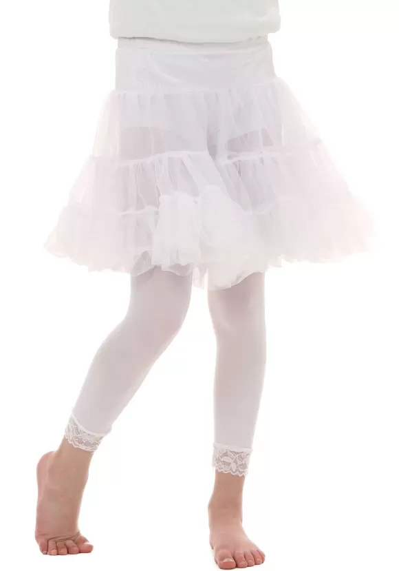 Discount FUN Costumes White Knee Length Crinoline For Kids