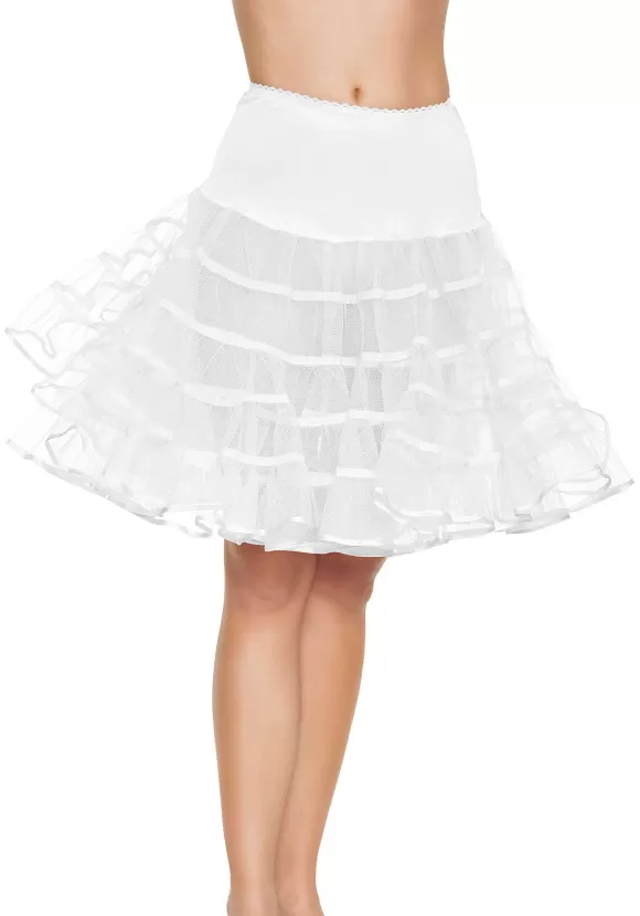 Store Leg Avenue White Knee Length Petticoat