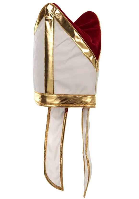 Fashion FUN Costumes White Pope Plush Costume Hat