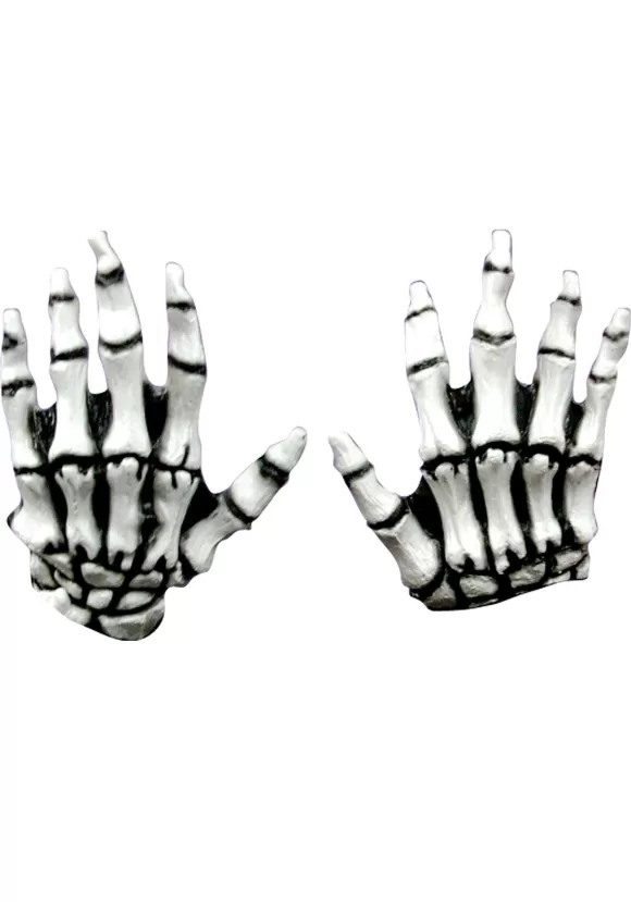 Shop Ghoulish Productions White Skeleton Hands For Kids