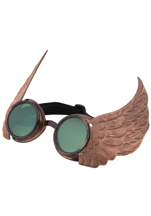 Store FUN Costumes Winged Goggles Gold