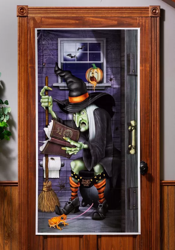 Best Sale Beistle Witch Bathroom Door Cover Decoration