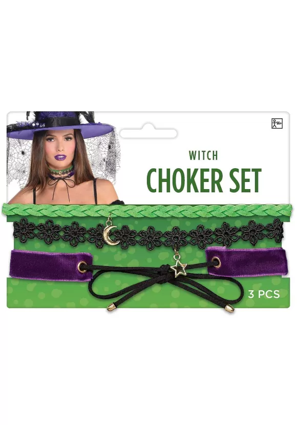 Best Sale Amscan Witch Choker 3 Pack