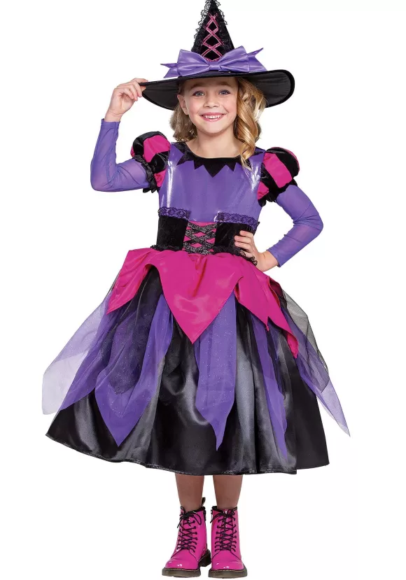 Fashion Disguise Witch Prestige Costume For Girls