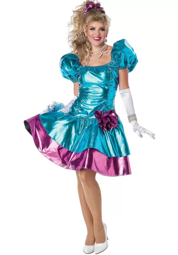 Hot California Costume Collection Women'S 80S Prom Costume Dress