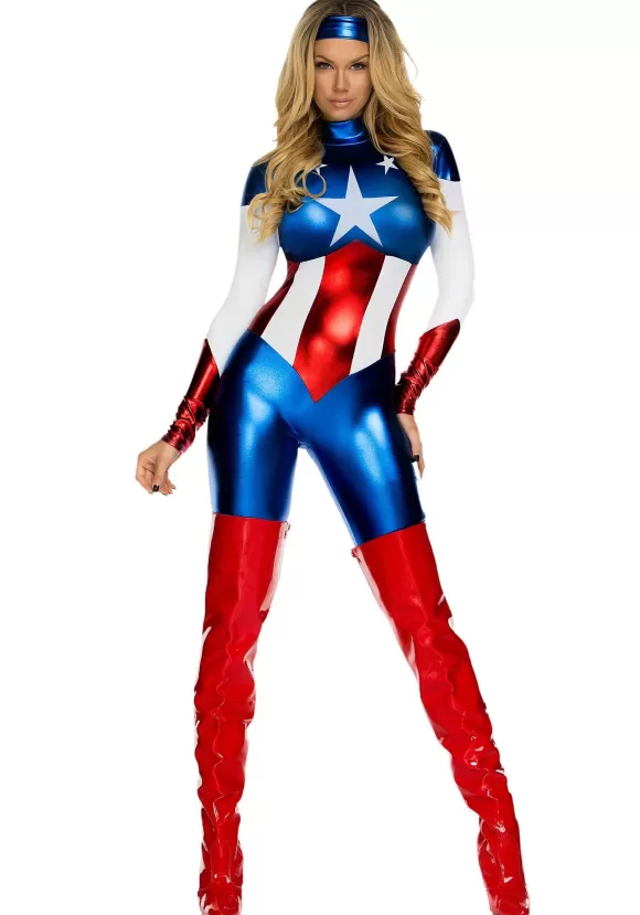 Best Forplay Women'S American Beauty Superhero Costume