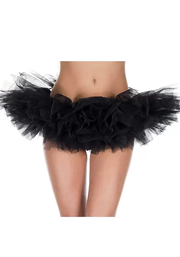 Discount Music Legs Women'S Black Organza Costume Tutu