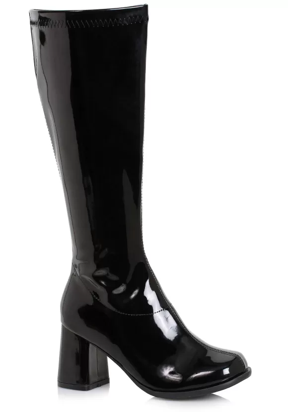 Shop Ellie Women'S Black Wide Width Gogo Boots