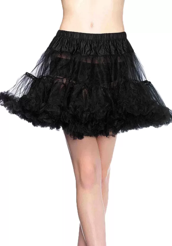 Fashion Leg Avenue Women'S Fancy Black Layered Tulle Petticoat