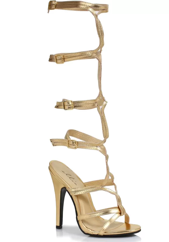 Discount Ellie Women'S Gold Goddess Heels