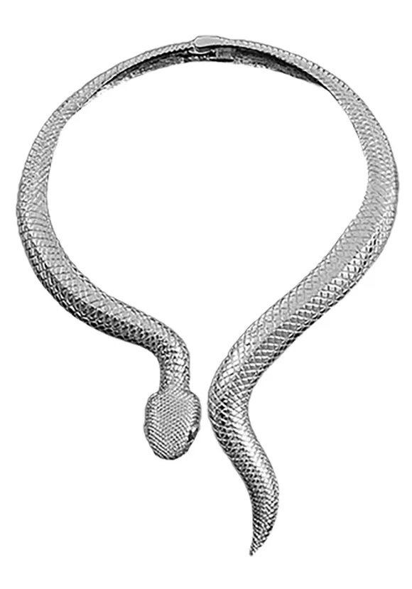 Best Western Fashion Women'S Hinged Snake Choker Necklace