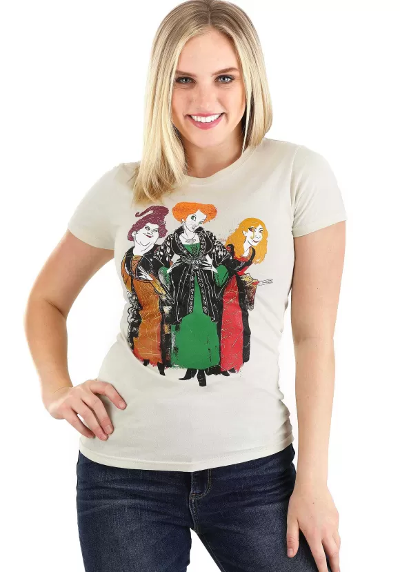 Best Mad Engine Women'S Hocus Pocus 3 Sisters T-Shirt