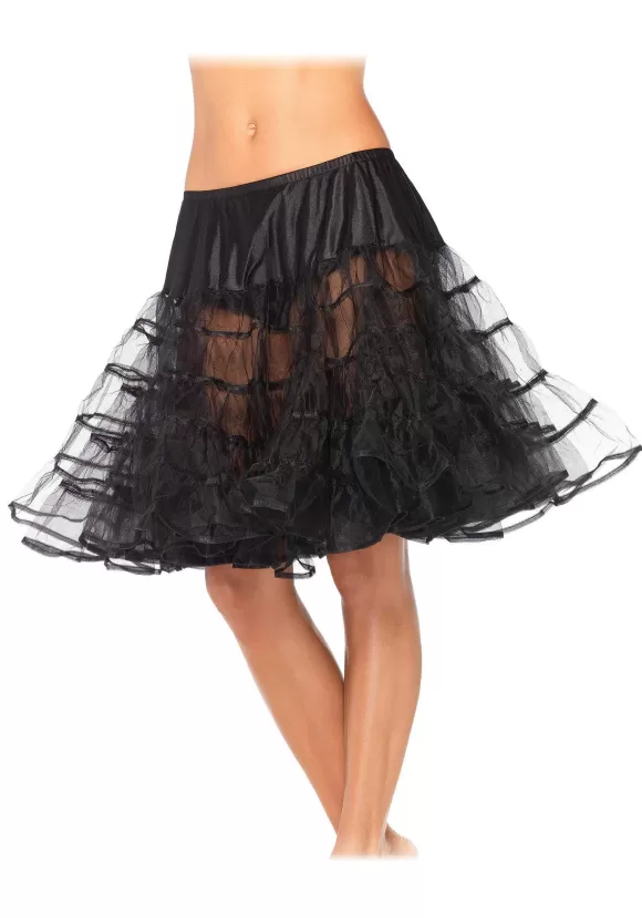 Flash Sale Leg Avenue Women'S Knee Length Black Petticoat