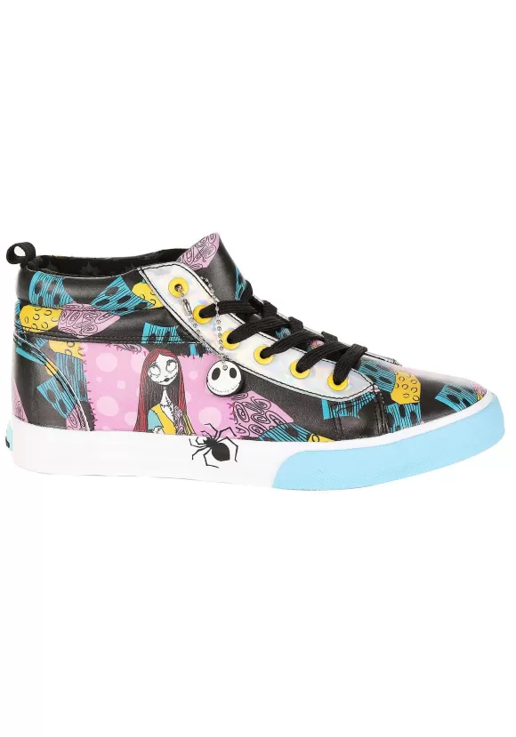 Hot Ground Up Women'S Nightmare Before Christmas Sally High-Top Shoes