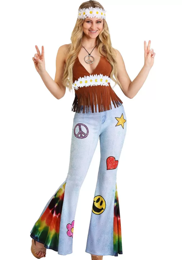 Store FUN Costumes Women'S Patchwork Hippie Costume