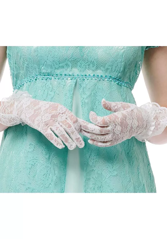 Best Sale Costume Culture by Franco LLC Women'S White Lace Costume Gloves