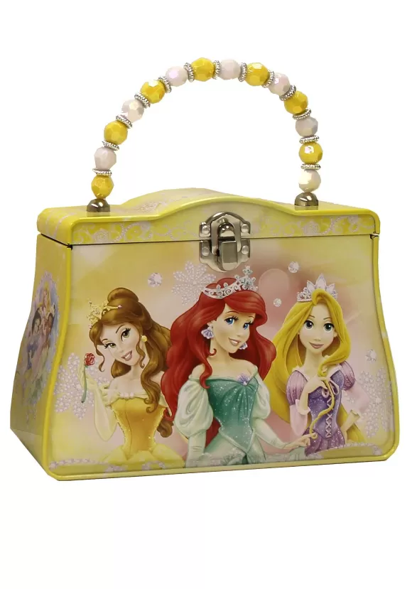 Discount Tin Box Yellow Disney Princesses Tin Purse