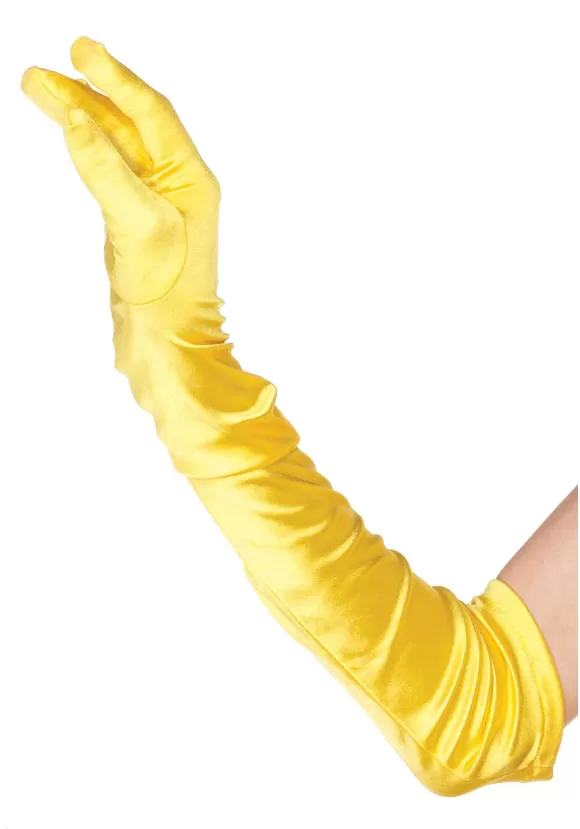 Fashion Leg Avenue Yellow Gloves For Women