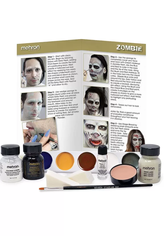 Shop Mehron Inc Zombie Pro Makeup Kit