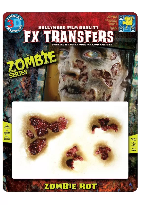 Sale Tinsley Transfers Zombie Rot Temporary 3-D Tattoo Kit